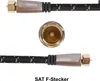 A product image showing a satellite cable with F-connectors, presented from different angles. Anteprima dell’immagine prodotto