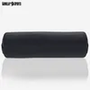 A black yoga bolster is presented on a white background with a reflection. Náhľad obrázku produktu