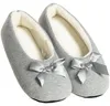 Pantofole da donna grigie - ballerine taglie 38-39 - suola Anteprima dell’immagine prodotto 1