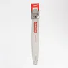 A chainsaw bar and its packaging are displayed against a white background. Produktbild-Vorschau