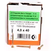 Spanplattenschrauben mit Senkkopf 4,0 x 40 - 1000 Stk., Produktbild-Vorschau 2