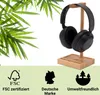 Supporto per cuffie in bambù, supporto per cuffie con Anteprima dell’immagine prodotto 6
