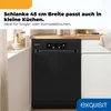 Exquisit Geschirrspüler GSP59109-451D schwarz | 9 Produktbild-Vorschau 3