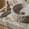 Lavabo Da Appoggio Rea Alice Moon Beige, Pietra Artificiale Anteprima dell’immagine prodotto 4