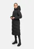 Navahoo Damen Winterjacke Steppmantel lang warm mit Gürtel Produktbild-Vorschau 8