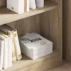 vidaXL Regał dąb sonoma 80x24x75 cm Materiał drewnopochodny Podgląd zdjęcia produktu 3