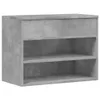 vidaXL Lavica na topánky betónová šedá 60x30x45 cm odvodený Náhľad obrázku produktu 1