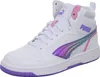 Puma Rebound V6 Mid Schnürstiefel Weiß Produktbild-Vorschau 3
