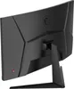 The back of a black MSI gaming monitor is shown from a side angle. Podgląd zdjęcia produktu