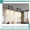 ZMH LED Plafonnier à 2 flammes Noir Plafonnier Spots GU10 Voir les images du produit 8
