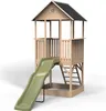 EXIT Panorama 500 Holz Spielhaus, mit Rutsche & Sandkasten, Produktbild-Vorschau 1