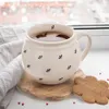 Podložka z mangového dreva 10x10cm štvorcový rustikálny Náhľad obrázku produktu 2