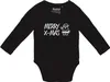 Huuraa Baby Body Merry X-Mas Weihnachtsmann 62 Black  Produktbild-Vorschau 1
