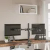 vidaXL Tischhalterung für 2 Monitore Schwarz Stahl VESA Produktbild-Vorschau 4