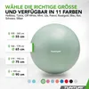 Tunturi Anti Burst Fitnessball mit Pumpe - Yoga-Ball 65 cm Produktbild-Vorschau 8