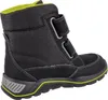 A black boot with green accents, shown from the side against a white background. Produktbild-Vorschau