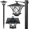 A collage of three solar-powered garden lights against a white background. Náhled obrázku produktu