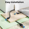 deleyCON 1,5m CAT 8 Netzwerkkabel Flach (Nylon, 40 Gbit/s, Produktbild-Vorschau 3