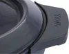 A close-up view of the handle and rim of a dark gray pot. Produktbild-Vorschau