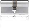 DOM iX Twido 333iX7TW Doppelzylinder mit 4 Schlüssel, Länge Produktbild-Vorschau 2