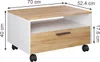 Konferenční stolek Vicco Bibo Bílý/zlatý dub 70 x 52.4 cm, Náhled obrázku produktu 2