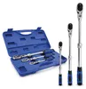 Bituxx Teleskop Gelenk Ratschen Set 3tlg Blau MS-17465 Produktbild-Vorschau 1