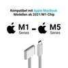 MagSafe 3 Ladekabel 2m Silber – 140W MacBook Produktbild-Vorschau 6