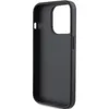 A black iPhone case shown from the side. Produktbild-Vorschau