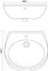 sanicomfort Waschtisch 600 x 515 mm manhattan Produktbild-Vorschau 4