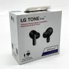 The image shows the retail packaging of LG TONE Free earbuds. Produktbild-Vorschau