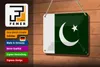 Blechschild Flagge Pakistans 18x12cm Flag of Pakistan Produktbild-Vorschau 3