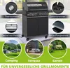 Juskys BBQ Gasgrill Savannah - 4 Brenner & 1 Seitenbrenner Produktbild-Vorschau 4