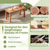 COSTWAY Stolik kawowy drewniany, stolik pomocniczy na Podgląd zdjęcia produktu 4