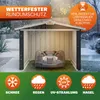 GARDEBRUK® Mähroboter Garage Metall Wetterbeständig Produktbild-Vorschau 4
