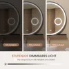 Badezimmerspiegel Runder LED Badspiegel mit Beleuchtung 80 Produktbild-Vorschau 4