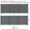 MinteChill WPC Gartenzaun, Sichtschutzzaun Komplettset Produktbild-Vorschau 2