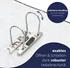 10 x Ordner A4 8 cm PP Kunststoff Schwarz Aktenordner Produktbild-Vorschau 1