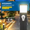 Kunststoffsäule mit 2 Steckdosen und Leuchte Produktbild-Vorschau 4