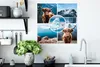 MuchoWow® Poster Schottischer Highlander - Collage - Eis - Produktbild-Vorschau 3
