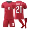 #21 DIOGO J. Portugalský domáci dres pre Majstrovstvá sveta Náhľad obrázku produktu 1