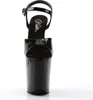 FLAMINGO-809 Damen Sandale von Pleaser, Schwarz Glanz , EU Produktbild-Vorschau 3