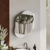 Skye Decor, miroir mural de salle de bain avec rangement, Voir les images du produit 3
