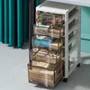 360Home Aufbewahrungsschrank durchsichtigerRegal  5 Ebenen Produktbild-Vorschau 4