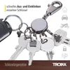 TROIKA Schlüsselanhänger Patent Sign mit fünf ausklinkbaren Produktbild-Vorschau 3