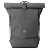 A gray rolltop backpack with a laptop compartment. Anteprima dell’immagine prodotto