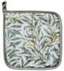 Portapentole foglie d'ulivo stampa mediterranea verde 20x20 Anteprima dell’immagine prodotto 2