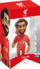 A cartoon-like figurine of a soccer player, Mohamed Salah, in his Liverpool FC uniform, displayed in its retail packaging. Podgląd zdjęcia produktu
