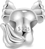 Gnoce Charm Axolotl mit Herz FSC154 Silber Produktbild-Vorschau 2