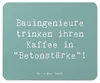 Mr. & Mrs. Panda Mauspad Spruch Bauingenieur Kaffee - Produktbild-Vorschau 1