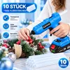 Accu Lijmpistool 21V 200W, 2×2000mAh Accu's, Max. 180°C, Productafbeelding-voorbeeld 5